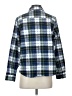 L.L.Bean 100% Cotton Plaid Blue Long Sleeve Button-Down Shirt Size S (petite) - photo 2