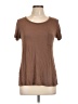 Active Basic Brown Short Sleeve Top Size L - photo 1