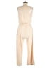 Zesica Solid Tan Ivory Jumpsuit Size M - photo 2