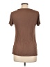 Active Basic Brown Short Sleeve Top Size L - photo 2