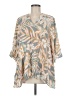 Assorted Brands Teal Gray 3/4 Sleeve Blouse Size 9 - photo 1