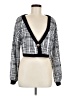 Shein Houndstooth Black Blazer Size M - photo 1