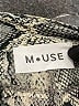 M.use 100% Polyester Paisley Silver Casual Pants Size L - photo 7