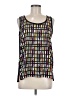 August Silk Black Tank Top Size M - photo 1