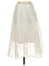 Leifsdottir 100% Polyester Stripes Ivory Casual Skirt Size 6 - photo 1
