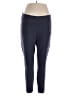Molly & Isadora Solid Blue Active Pants Size 2X Plus - photo 1