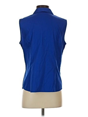Jones New York Signature Sleeveless Button-Down Shirt (view 2)