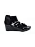 Eileen Fisher 100% Leather Black Wedges Size 9 - photo 1