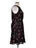 J.Crew 100% Polyester Floral Black Cocktail Dress Size 16 (tall) - photo 4