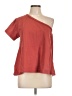 Wishlist 100% Cotton Red Short Sleeve Top Size L - photo 1