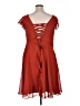 Unbranded 100% Polyester Red Cocktail Dress Size 16 - photo 2