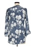 Lee Blue 3/4 Sleeve Blouse Size M - photo 2