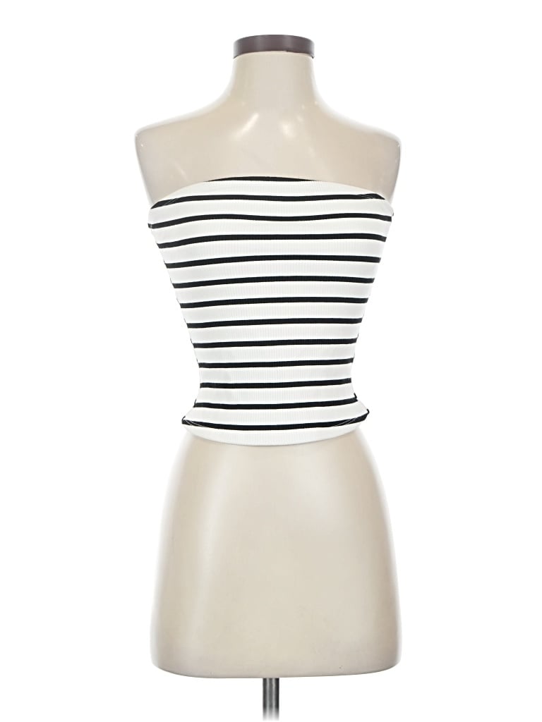 Pre-owned Lulus Tube Top Ivory Strapless Neckline Tops