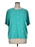 Assorted Brands Stars Teal Short Sleeve T-Shirt Size XL - photo 1