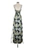 Lulus 100% Polyester Floral Gray Cocktail Dress Size S - photo 2