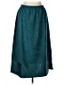 Maggie Sweet 100% Polyester Solid Teal Formal Skirt Size L - photo 1