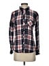 South Moon Under Plaid Red Long Sleeve Button-Down Shirt Size S - photo 1