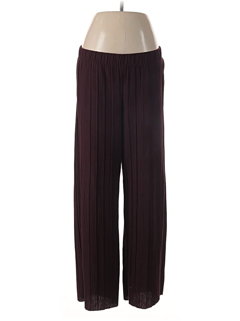 Pre-owned Purejill Casual Pants In Burgundy
