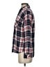 South Moon Under Plaid Red Long Sleeve Button-Down Shirt Size S - photo 5