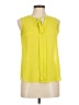 Naked Zebra 100% Polyester Yellow Sleeveless Blouse Size M - photo 1