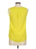 Naked Zebra 100% Polyester Yellow Sleeveless Blouse Size M - photo 2
