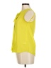 Naked Zebra 100% Polyester Yellow Sleeveless Blouse Size M - photo 5