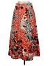 Shein Print Orange Casual Skirt Size XS - photo 2