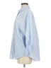 Unbranded Blue 3/4 Sleeve Button-Down Shirt Size M - photo 5