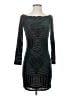 BCBGMAXAZRIA Graphic Black Cocktail Dress Size S - photo 1