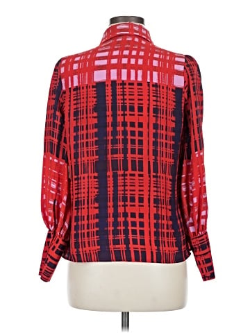 Eva Mendes by New York & Company Long Sleeve Blouse (view 2)