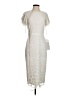 Mac Duggal 100% Polyester Ivory Cocktail Dress Size 2 - photo 1