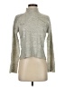 Brodie 100% Cashmere Metallic Silver Cashmere Pullover Sweater Size XS - photo 1