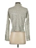 Brodie 100% Cashmere Metallic Silver Cashmere Pullover Sweater Size XS - photo 2