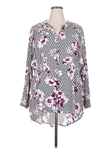 NY Collection 3/4 Sleeve Blouse (view 1)