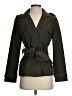 Zara Basic Green Trenchcoat Size S - photo 1