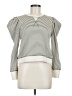 by the River Stripes White Sweatshirt Size M - photo 1