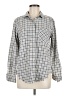 Eddie Bauer Checkered-gingham Gray Long Sleeve Button-Down Shirt Size M - photo 1
