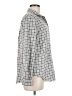 Eddie Bauer Checkered-gingham Gray Long Sleeve Button-Down Shirt Size M - photo 4