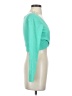 Bebe Teal Long Sleeve Top Size 00 - photo 4