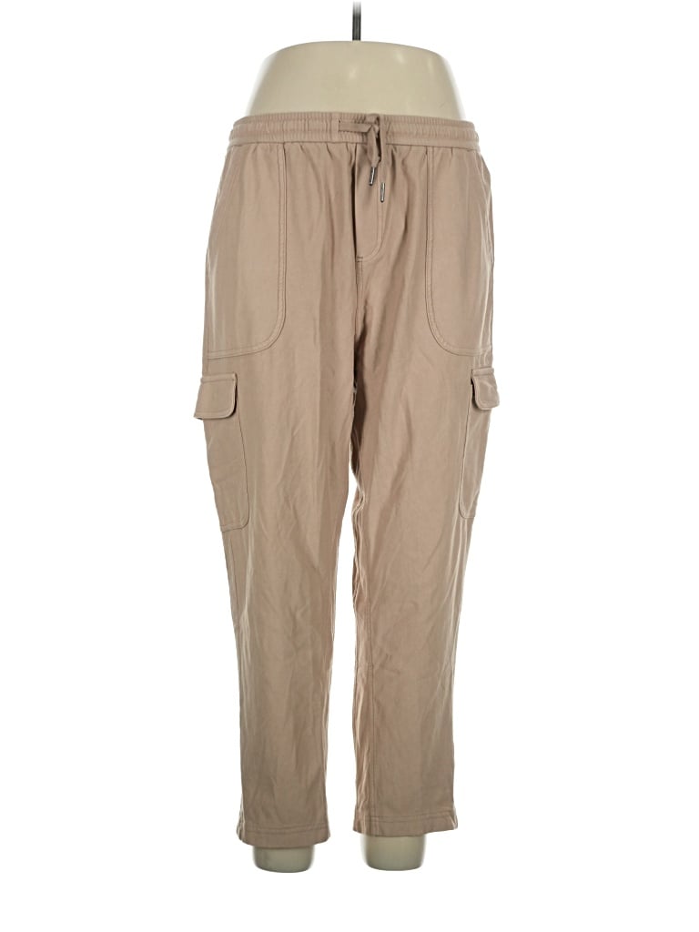 Pre-owned Athleta Cargo Pants In Tan