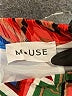 Muse Chevron-herringbone Blue Red Shorts Size S - photo 3