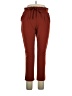 SOHO Apparel Ltd Solid Burgundy Casual Pants Size XL - photo 1