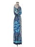 Le Lis Paisley Blue Cocktail Dress Size M (estimated) - photo 4