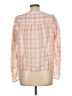 Ulla Johnson 100% Cotton Plaid Orange Long Sleeve Blouse Size 10 - photo 2