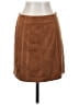Mi ami Solid Brown Casual Skirt Size S - photo 1
