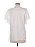 Ann Taylor LOFT Silver Short Sleeve Top Size L - photo 2