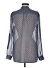 Kut from the Kloth 100% Polyester Polka Dots Blue Long Sleeve Blouse Size M - photo 2