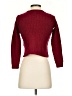 Tahari Solid Red Cardigan Size S - photo 2
