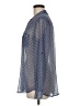 Kut from the Kloth 100% Polyester Polka Dots Blue Long Sleeve Blouse Size M - photo 5