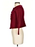 Tahari Solid Red Cardigan Size S - photo 5